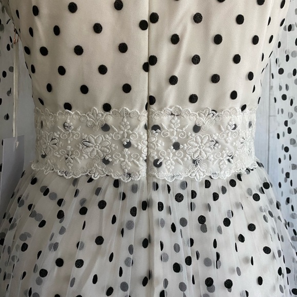 Rose Velvet Dotted tulle gown - Picture 8 of 13